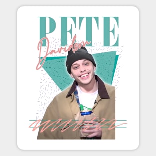 Pete Davidson / Retro Aesthetic Design Magnet